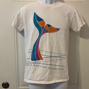 Vintage Gildan World Whale Day Celebrations Maui 2017 Graphic Tee